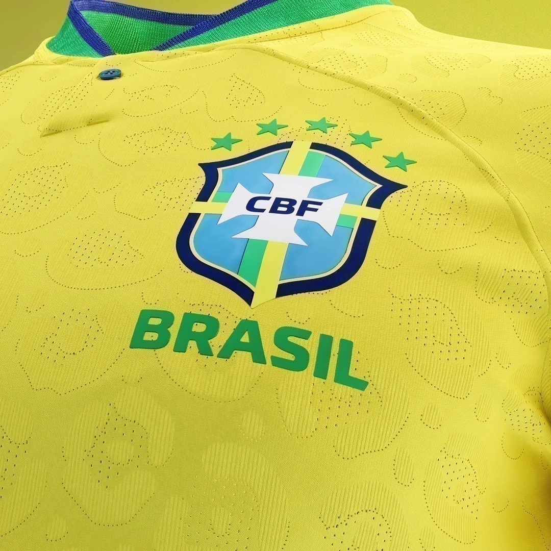 Coppa del mondo 2022 Maglia Brasile Neymar Jr 10 Divisa Prima